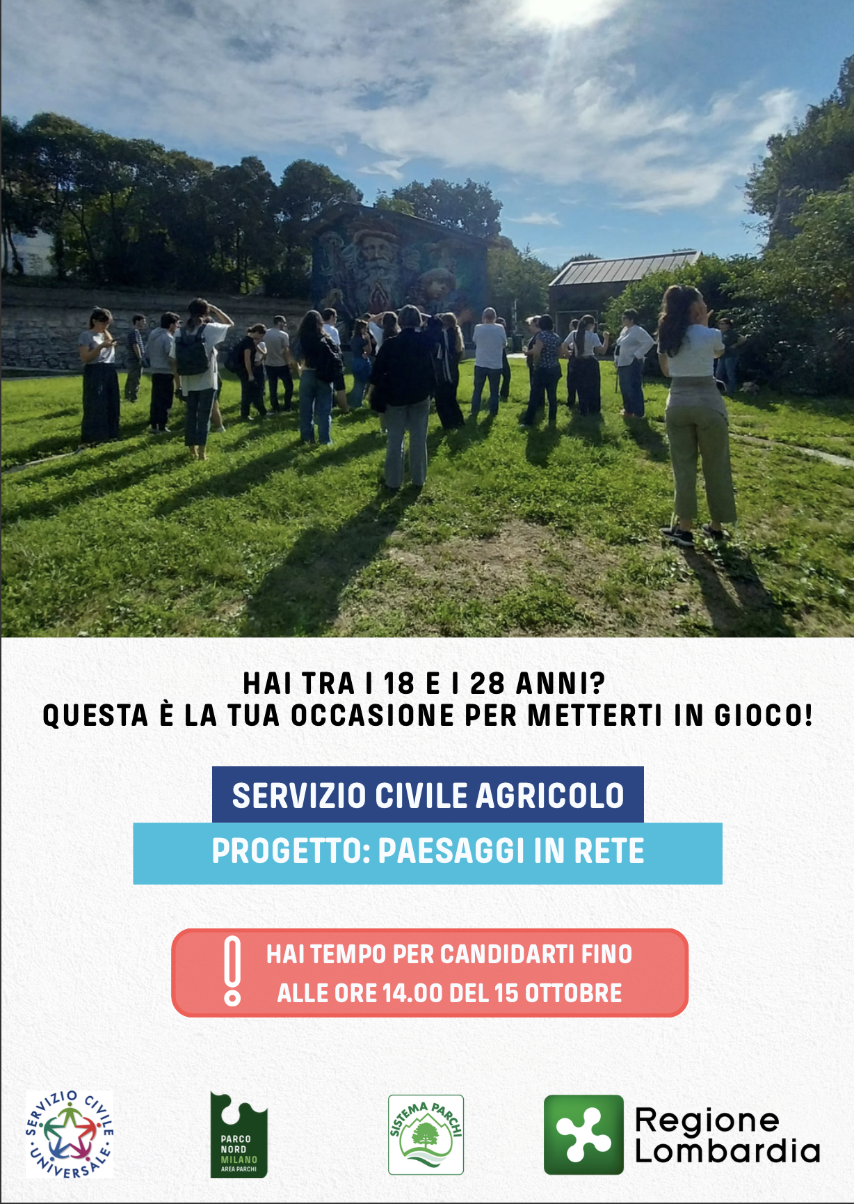 SERVIZIO CIVILE AGRICOLO – progetto: paesaggi in rete